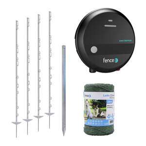 Sada elektrického ohradníku pro psy, koně a dobytek - DUO 2 J - 250 m lanko