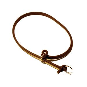 Stahovací obojek z kulaté kůže - délka 60cm
