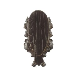 Vyřezávaná podložka pod trofej 45 x 20 cm tmavá