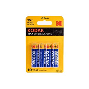 4 ks baterie alkalické Kodak AA