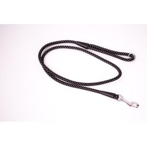 Vodítko lano reflexní 10 mm x 150 cm černá